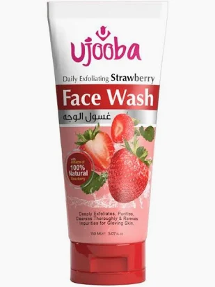 Ujooba Strawberry Face Wash – your daily skincare essential for a fresh, radiant glow.
