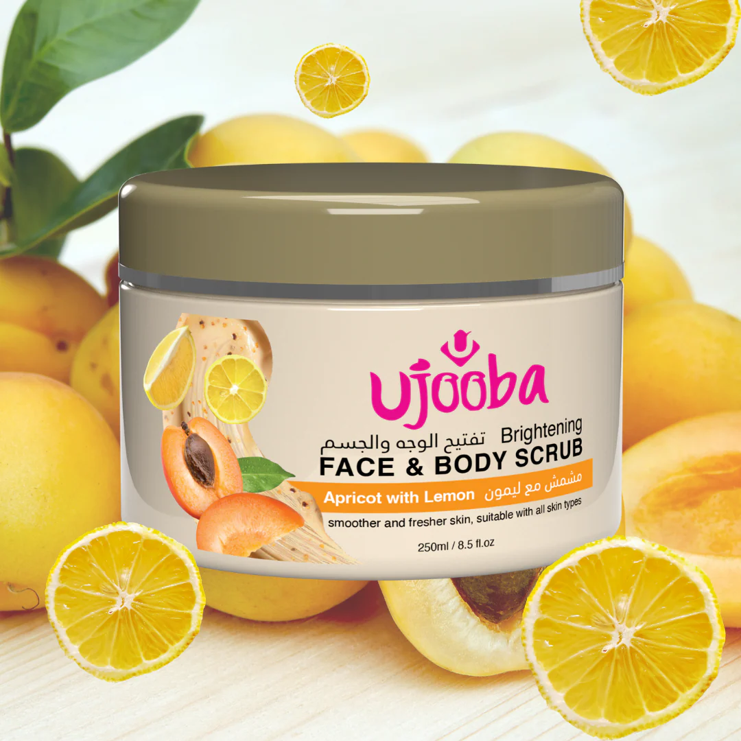 Ujooba Apricot and Lemon - Face AND Body Scrubs